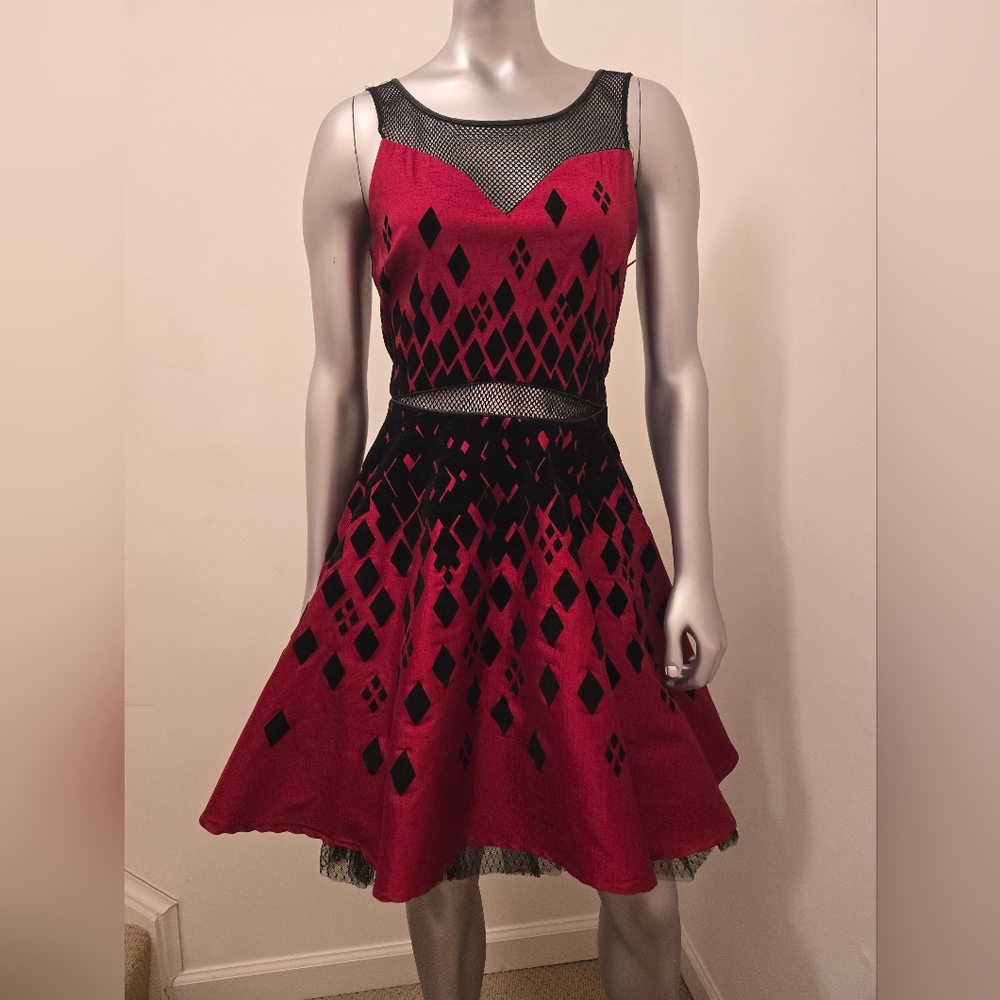 Harley Quinn formal party dress in size x-small